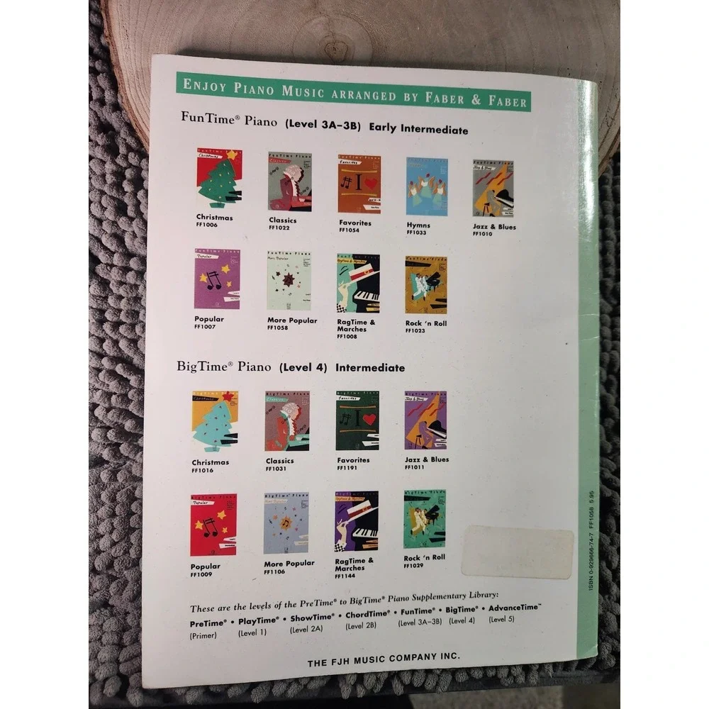 Faber & Faber FunTime Piano More Popular Level 3 Music Book by Faber & Faber PB